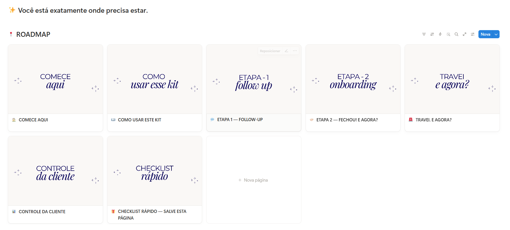 Kit Primeira Cliente incluído no MZP